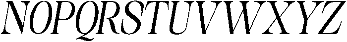 SinclairProObsession-BoldIta otf (700) Font UPPERCASE