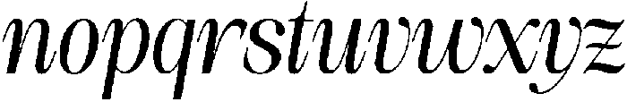 SinclairProObsession-BoldIta otf (700) Font LOWERCASE