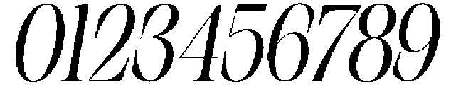 SinclairProObsession-Italic otf (400) Font OTHER CHARS