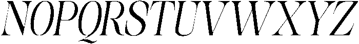 SinclairProObsession-Italic otf (400) Font UPPERCASE
