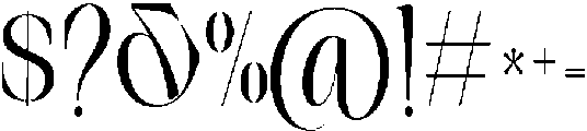 SinclairProObsession-Regular otf (400) Font OTHER CHARS