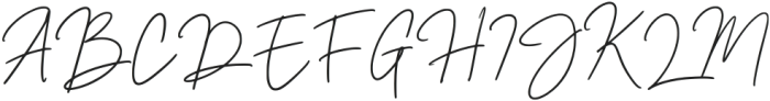 Sinden Signature Regular otf (400) Font UPPERCASE