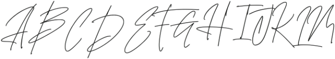 Sindupen Signature Regular otf (400) Font UPPERCASE