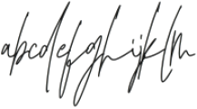 Sindupen Signature Regular otf (400) Font LOWERCASE