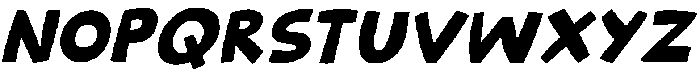 Sing My Song Italic otf (400) Font UPPERCASE