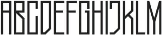 SingaSans-ExtraLight otf (200) Font UPPERCASE