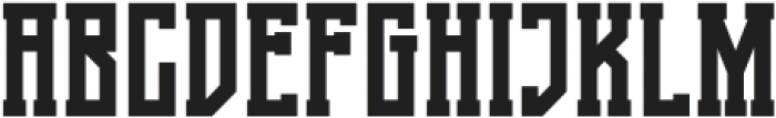 SingaSlab-ExtraBold otf (700) Font UPPERCASE