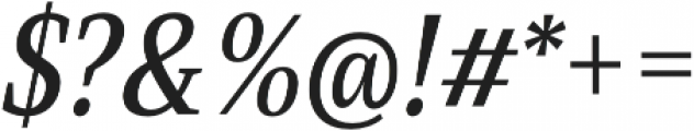 Singel SemiBold Italic otf (600) Font OTHER CHARS