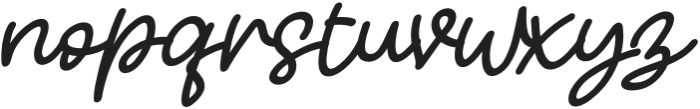 Singer Story Italic Regular otf (400) Font LOWERCASE