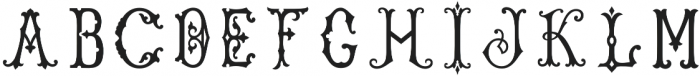 Single Antique Chic otf (400) Font LOWERCASE