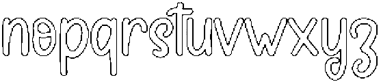 Single Child Regular otf (400) Font LOWERCASE