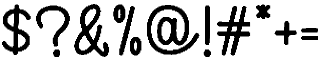 Single Line Regular otf (400) Font OTHER CHARS