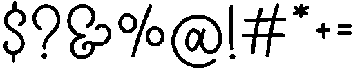 Single Regular otf (400) Font OTHER CHARS