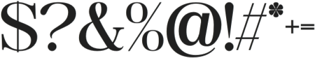 Singlest Regular otf (400) Font OTHER CHARS