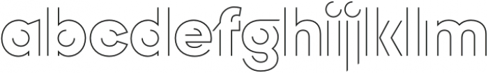 Singolare Layers Two otf (400) Font LOWERCASE