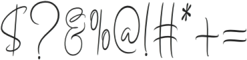 SingthaSignature-Regular otf (400) Font OTHER CHARS