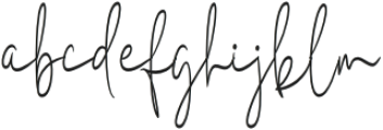 SingthaSignature-Regular otf (400) Font LOWERCASE