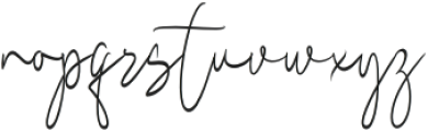 SingthaSignature-Regular otf (400) Font LOWERCASE