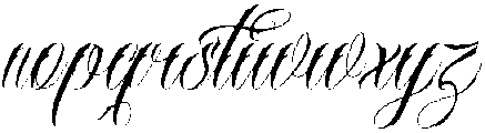 Sinister Regular otf (400) Font LOWERCASE