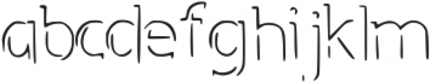 Sinister Regular otf (400) Font LOWERCASE