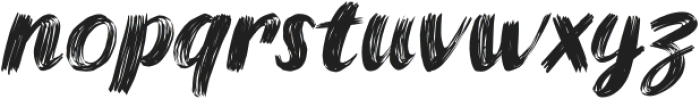 SinisterStrokes-Italic otf (400) Font LOWERCASE