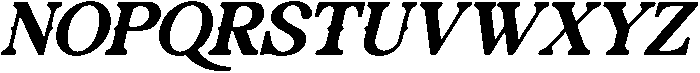 Sinkled Italic otf (400) Font UPPERCASE