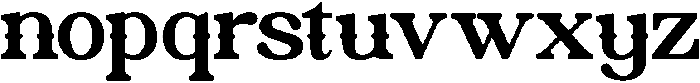 Sinkled otf (400) Font LOWERCASE