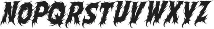 Sinner Domination Slant otf (400) Font UPPERCASE