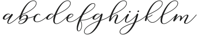 Sinthiya Script Regular otf (400) Font LOWERCASE