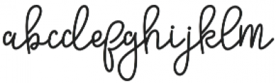 Sinyak Script Regular otf (400) Font LOWERCASE