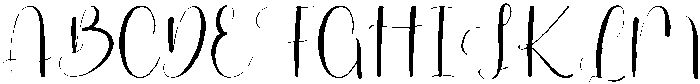 Sister Dancing Regular otf (400) Font UPPERCASE