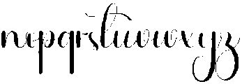 Sister Dancing Regular otf (400) Font LOWERCASE