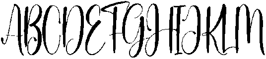 Sister Regular otf (400) Font UPPERCASE