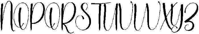 Sister Regular otf (400) Font UPPERCASE