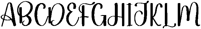 Sister Regular otf (400) Font UPPERCASE