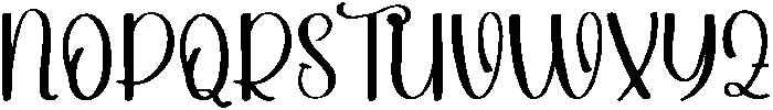 Sister Regular otf (400) Font UPPERCASE