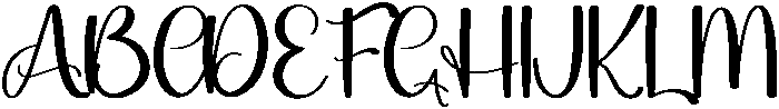 Sister Regular otf (400) Font UPPERCASE