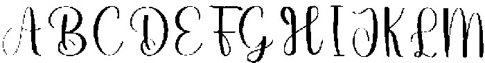 Sister Regular otf (400) Font UPPERCASE