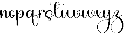 Sister Regular otf (400) Font LOWERCASE