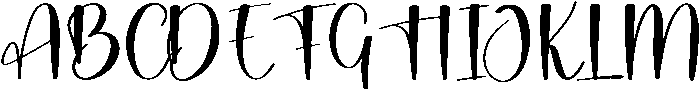 Sister Regular otf (400) Font UPPERCASE