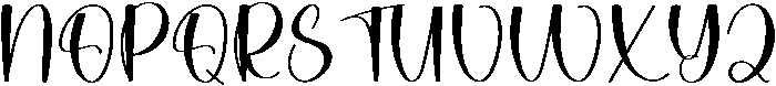 Sister Regular otf (400) Font UPPERCASE