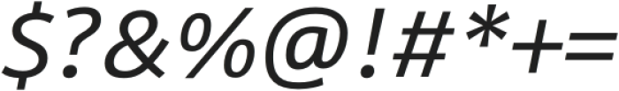 Site Book Italic otf (400) Font OTHER CHARS