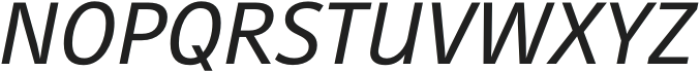 Site Book Italic otf (400) Font UPPERCASE