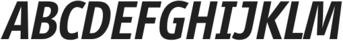 Site Compressed Bold Italic otf (700) Font