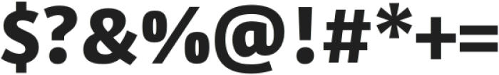 Site Narrow Heavy otf (800) Font OTHER CHARS