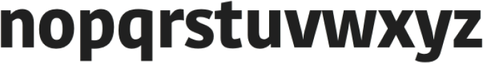 Site Narrow Heavy otf (800) Font LOWERCASE