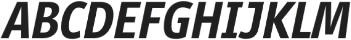 Site XCondensed Bold Italic otf (700) Font