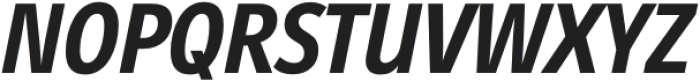 Site XCondensed Bold Italic otf (700) Font UPPERCASE