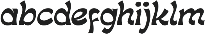 Sixtea Regular otf (400) Font LOWERCASE