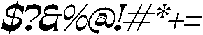 Sizzling Cheesy Italic otf (400) Font OTHER CHARS